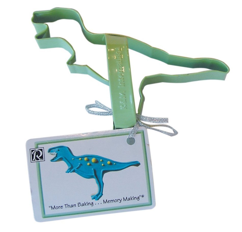 CybrTrayd RM-0645/M R&M 6" Cookie Cutter with Handle and Recipe Tag, Mint Green
