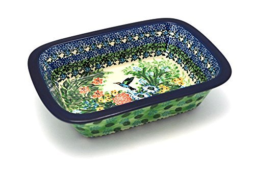 Polish Pottery Baker - Rectangular with Grip Lip - Unikat Signature U3271