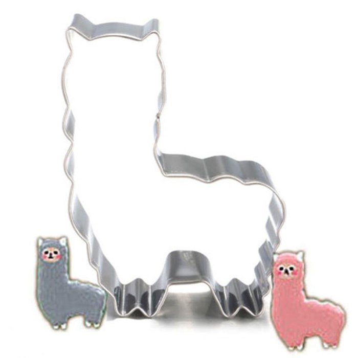 Cake And Cookie Cutters Stainless Steel Alpaca Pastry Cookie Biscuit Cutter Cake Decorating Mold 8342