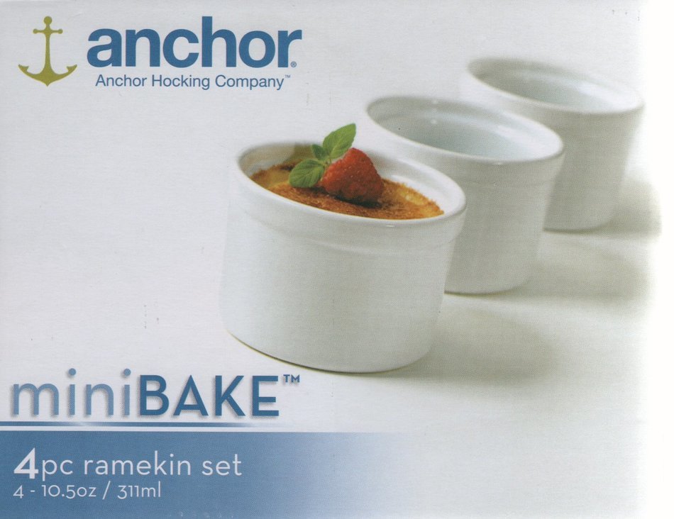Anchor Hocking 95927 Ceramic 3.5 Qt. White Oblong Baking Dish N3