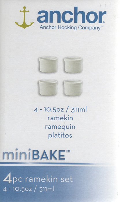 Anchor Hocking 95927 Ceramic 3.5 Qt. White Oblong Baking Dish N4