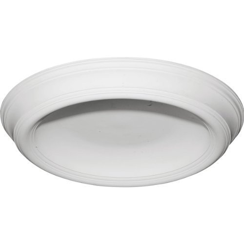 Ekena Millwork DOME37TR 37 3/8-Inch OD x 26 1/2-Inch ID x 4-Inch D Traditional Smooth Surface Mount Ceiling Dome...