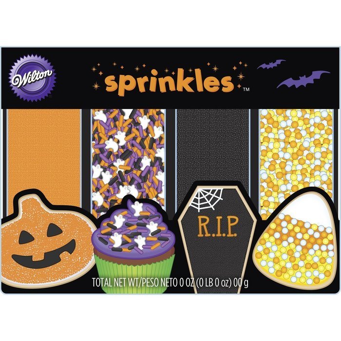 Wilton 4-Pack Halloween Sprinkles Set