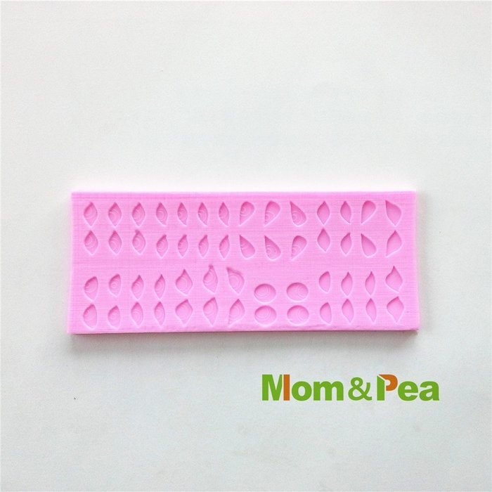 Mom&pea 0522 Eyes Lace Shaped Silicone Mould for Fondant Cake Sugar Paste Cake Decoration 3d Cake Toppers Mold... N4