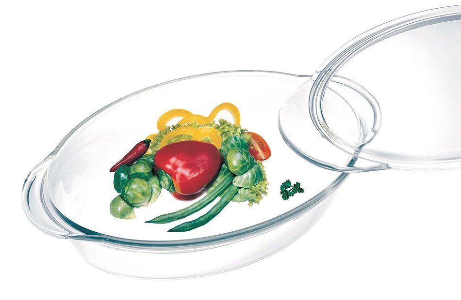 Simax 3.2 Quart Fat Free Rectangular Casserole with Lid