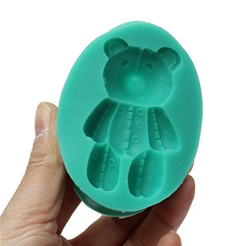 "Silicone 3D Bear Fondant Mold Cake Decoration DIY Mold Mould" shopping N3