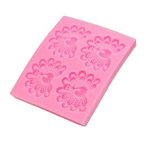 Mr.S Shop 3D 4PCS Peacock Shape Silicone Mold Candy Jelly DIY Sugarcraft Mold Cookware Dining Tools N5