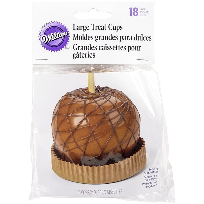 Wilton 415-2407 Caramel Apple Treat Cups, Assorted