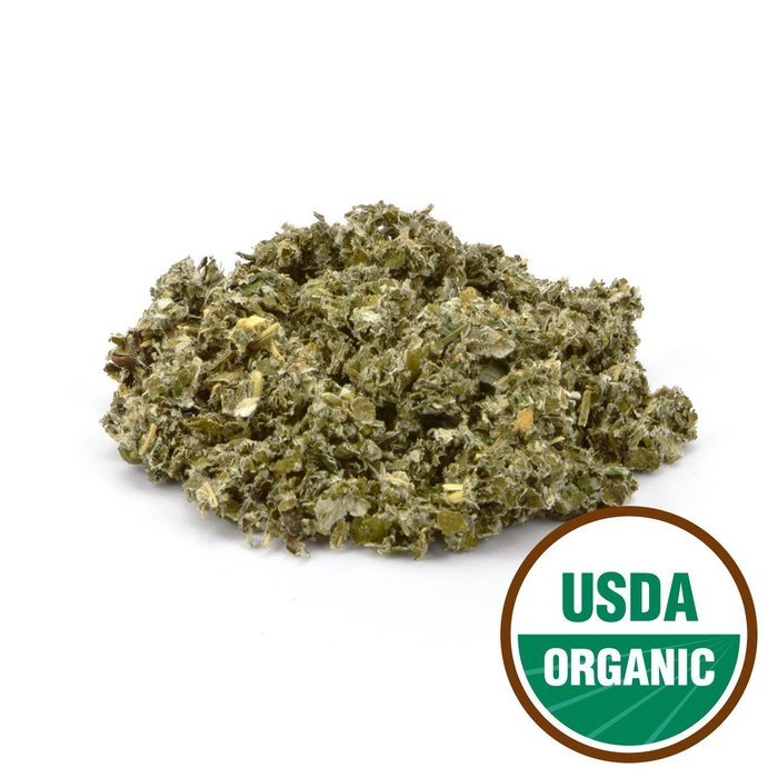 Starwest Botanicals Organic Red Raspberry Leaf Tea [1 Pound Bag] Loose Cut & Sifted Raspberry Leaves in Bulk N3