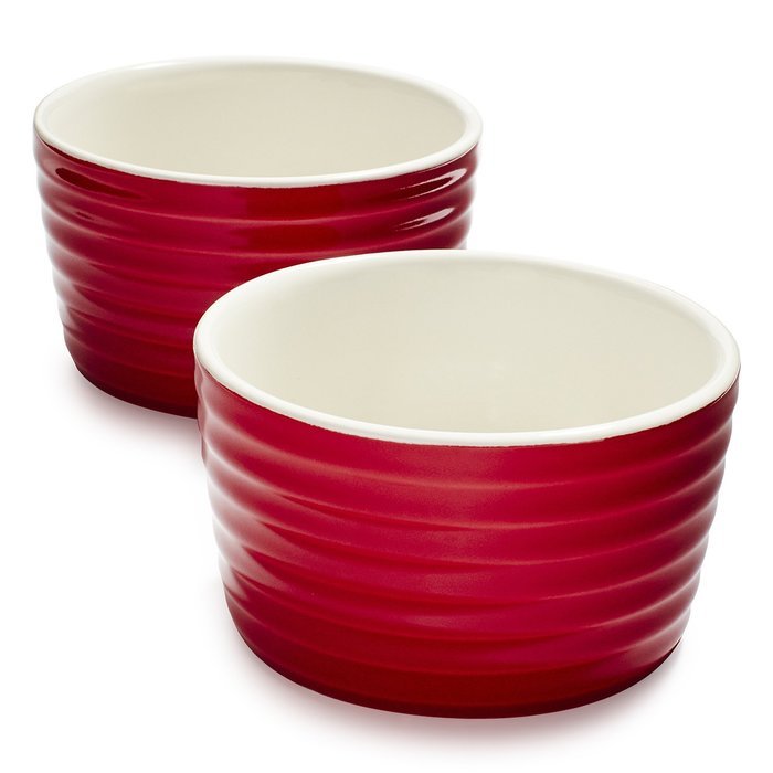 Sur La Table Red Oven-to-Table Ramekins UN15-023/2B RED , Set of 2