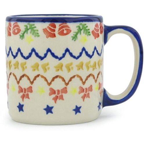 Ceramika Bona H0956H Polish Pottery Ceramic Mug Hand Painted, 12-Ounce
