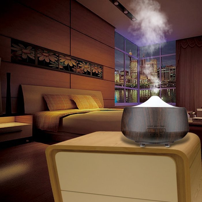 Aromatherapy Essential Oil Diffuser Simmper 250ml Ultrasonic Cool Mist Aroma Air Humidifier with 7 Color Changing... N5