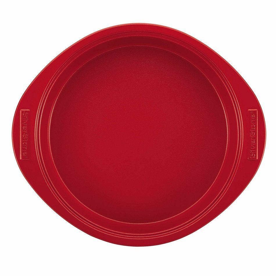 SilverStone Hybrid Ceramic Nonstick Bakeware, Steel Baking Pan Set, 5-Piece, Chili Red N5