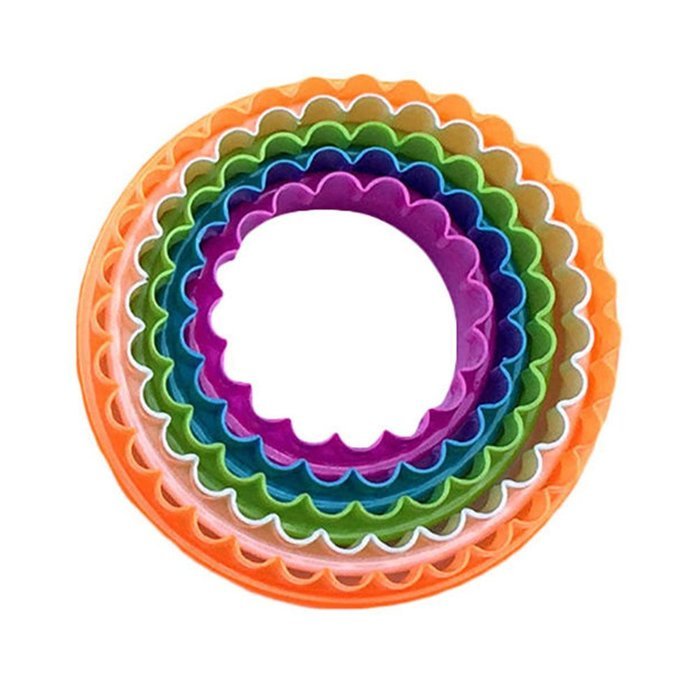 Jojoshine star,heart,round Fondant Cake Cookie Sugarcraft Cutter Decorating Mold Set