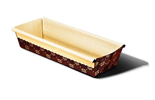 Rectangular Paper Loaf Baking Mold 9.4''x 3.15''x 2.75'' (Pack of 280) N2