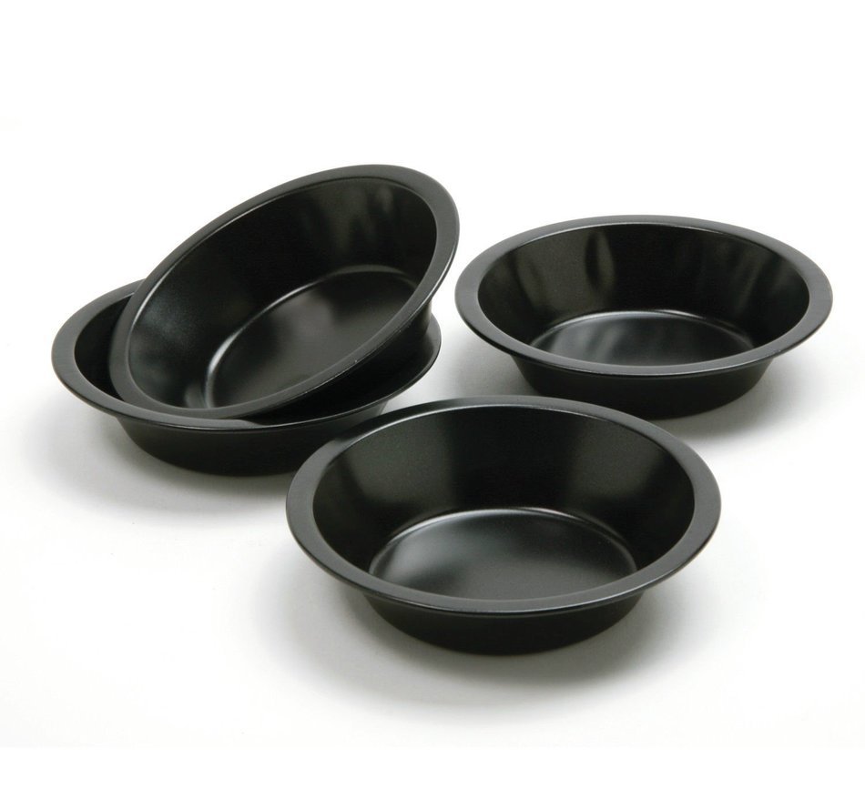 Kitchen, Dining & Bar Nonstick Mini Pie Tart Quiche Shortcake Pan 5" Set of 4