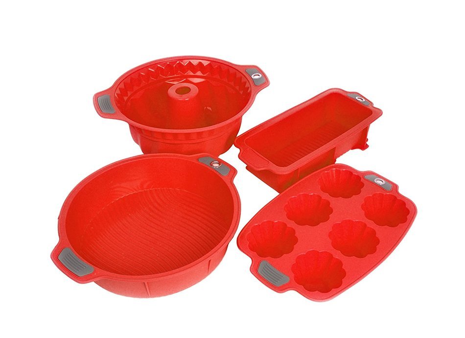 Bakeware Silicone Set, Gela Cake Molds For Baking, The Ideal Choice For Cakes, Muffins, Cupcakes, Bundt Cakes... N2