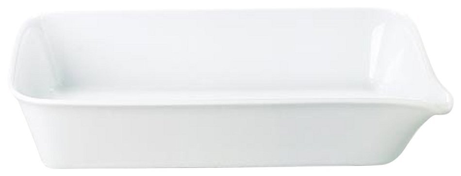KAHLA Five Senses Medium Baking Dish 11 by 7-1/2 Inches, White Color, 1 Piece