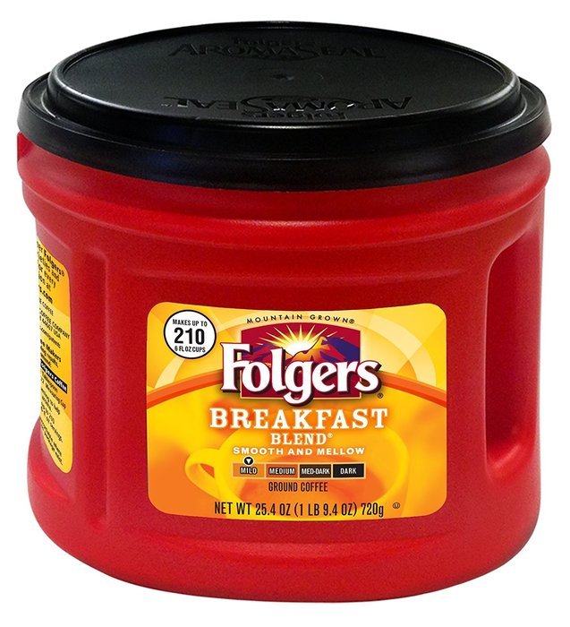 Folgers Breakfast Blend Coffee, 25.4 Ounce