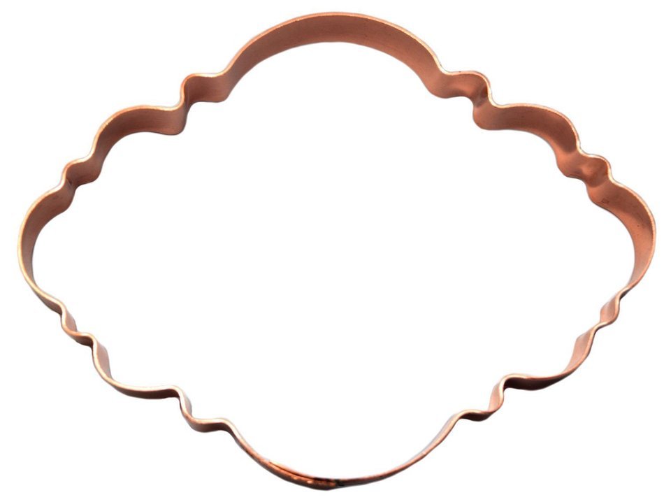Fancy Oval Plaque Cookie Cutter