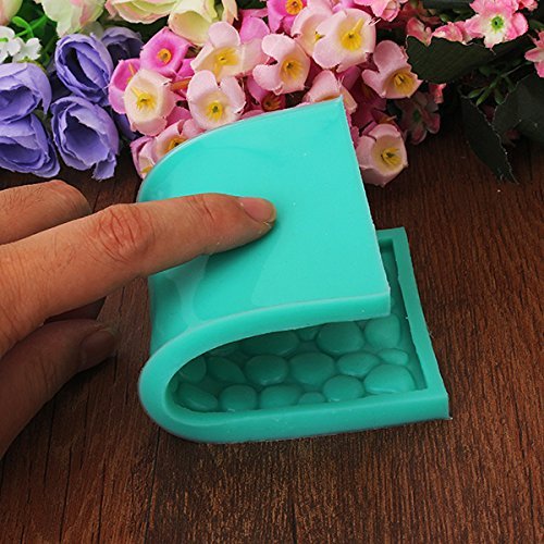"Cobblestone Wall Fondant Cake Decoration Mould Silicone Cake Mold" shopping N3