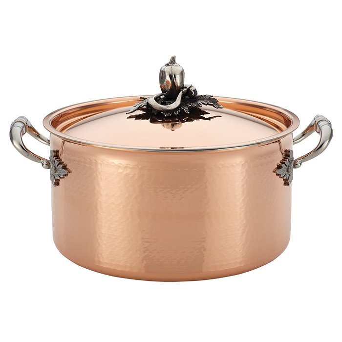 Ruffoni Opus Cupra 8.5-Quart Covered Stockpot, Copper
