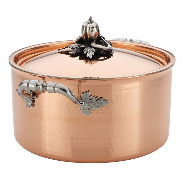 Ruffoni Opus Cupra 8.5-Quart Covered Stockpot, Copper N4