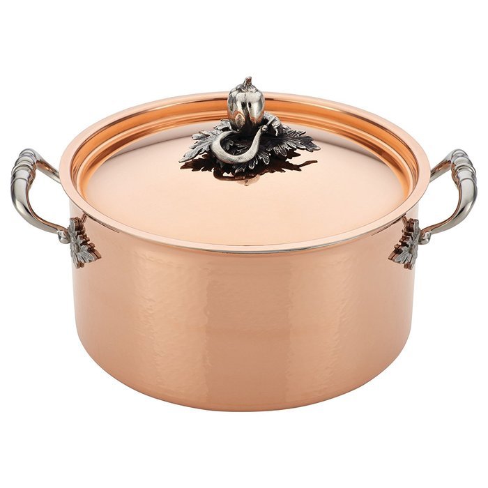 Ruffoni Opus Cupra 8.5-Quart Covered Stockpot, Copper N5