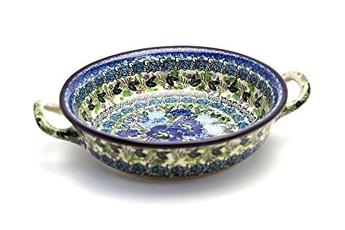 Polish Pottery Baker - Round with Handles - Medium - Unikat Signature - U4520