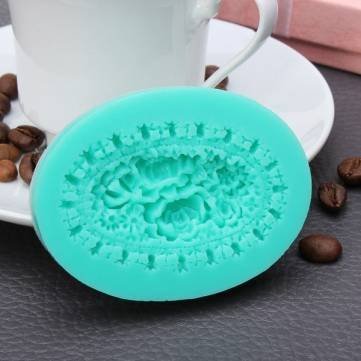 Rose Flower Fondant Cake Mould Silicone Chocolate Soap Mold