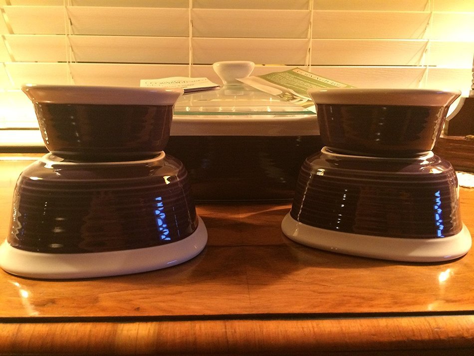 Corningware Etch 7 Piece Eggplant Bake and Serve Set N2