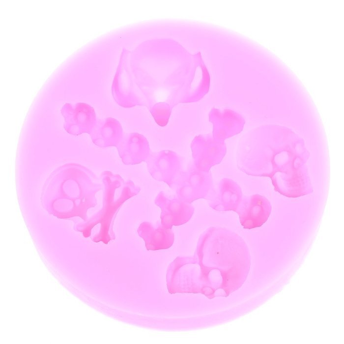 KANGLIDA Silicone Mold Christmas Tree Design Candle Cake Chocolate DIY Moulds Color Pink N5