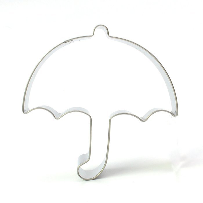 GXHUANG Stainless Steel Cookie Cutter, for Anniversary Birthday Wedding Party (Umbrella)