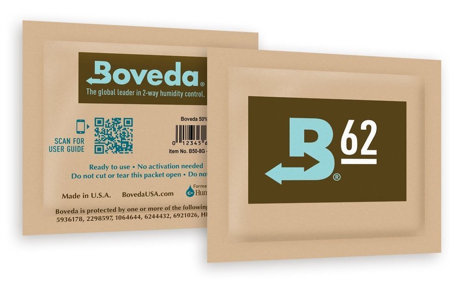 Boveda Micro Humidipak 62% 6 Pack