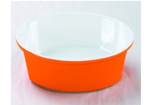 Oval Grantin Ceramic Bake Ware (10in, orange)