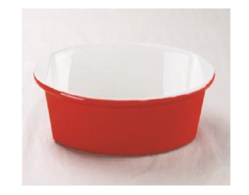 Oval Grantin Ceramic Bake Ware (10in, orange) N3