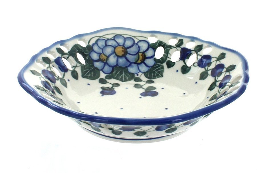 Polish Pottery Primrose Small Fruit Dish