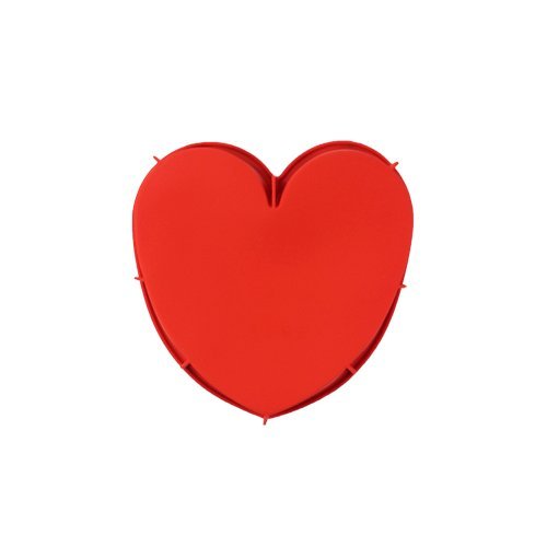 Silicone Heart Shape Cake Mould (Red) N3