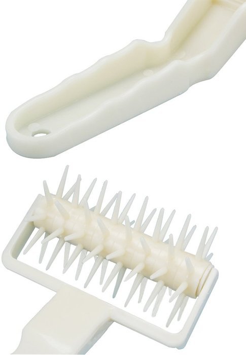 Dirza Pizza Dough Docker Roller Dough Pitter Prevents Dough From Blistering Large Size N2