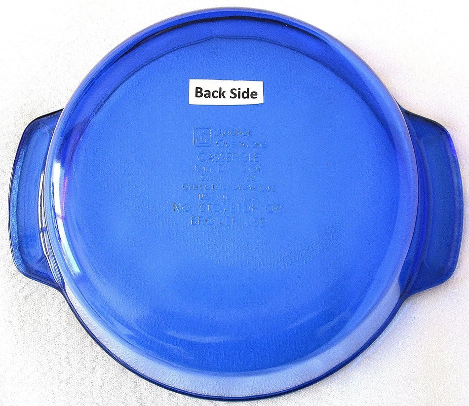 Anchor Hocking Cobalt Blue 2 Qt Casserole - NO LID N3