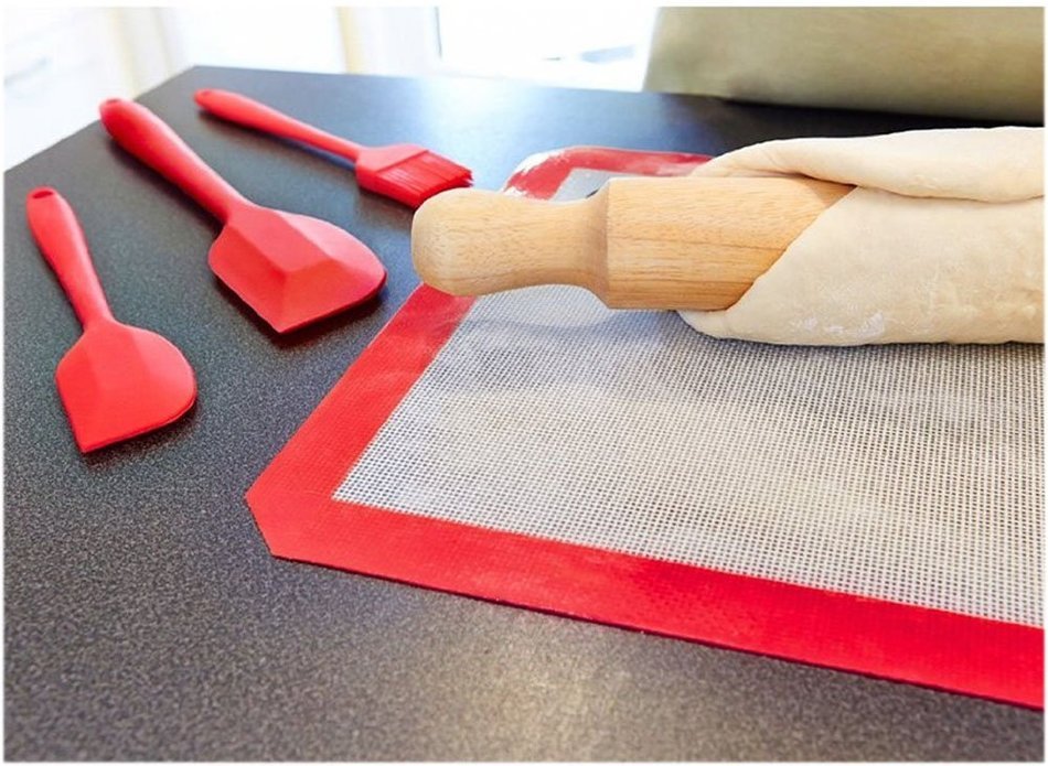 FFYJS 5 Piece Silicone utensil set,Trumpet Spatula ,Stainless Steel Kitchen Whisk , Turner Spatula , Large Spatula... N3