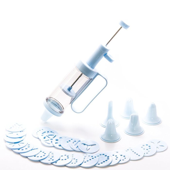 Cookie and Cake Decorating Kit 31-piece - 6 Tips 24 Nozzles 1 Cylinder. Perfect Tool for Cake and Cookie Decoration