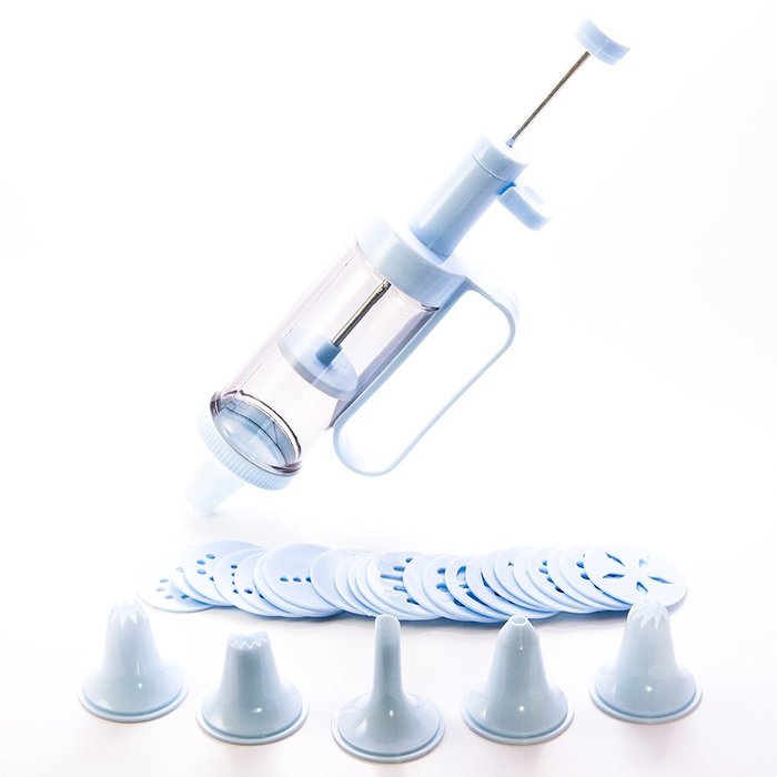 Cookie and Cake Decorating Kit 31-piece - 6 Tips 24 Nozzles 1 Cylinder. Perfect Tool for Cake and Cookie Decoration N7