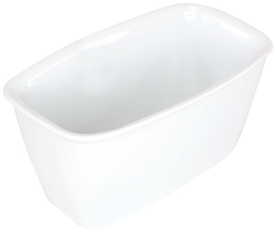 Bakeware Porcelain 24oz Recrangle Ramekin Baker White