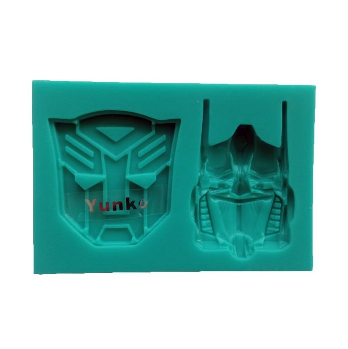 Yunko Transformers Optimus Prime Silicone Fondant Cake Decoration Mold Chocolate Candy Mold
