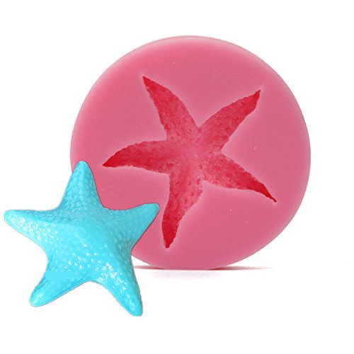 "Cute Silicone Starfish Fondant Mold Mould 3D Cake Mold" shopping