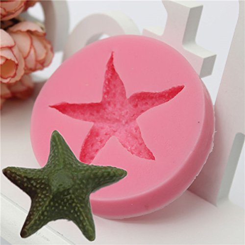"Cute Silicone Starfish Fondant Mold Mould 3D Cake Mold" shopping N2