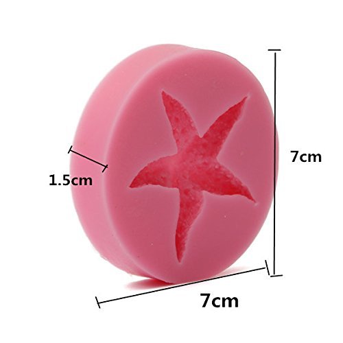 "Cute Silicone Starfish Fondant Mold Mould 3D Cake Mold" shopping N6