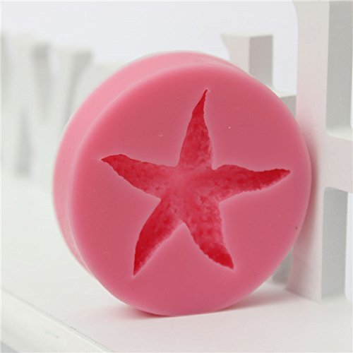 "Cute Silicone Starfish Fondant Mold Mould 3D Cake Mold" shopping N8