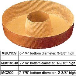 Novacart Round Paper Baking Pan - MBC159, 12Pk